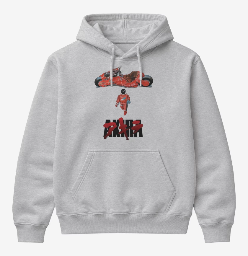 Poleron Canguro básico Gris Melange de Akira 3
