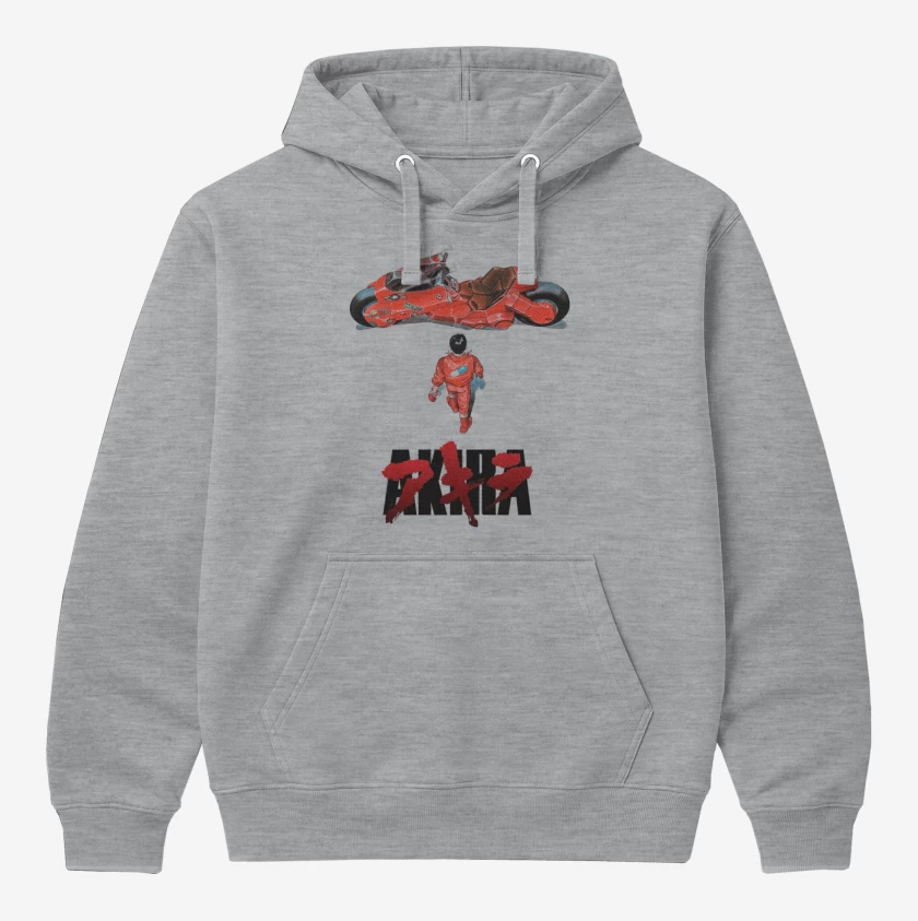 Polerón Canguro Gris Melange de Akira 3