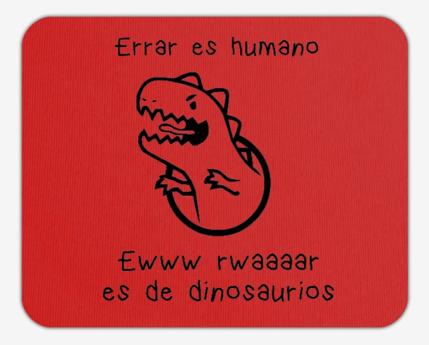 Mousepad Errar es humano