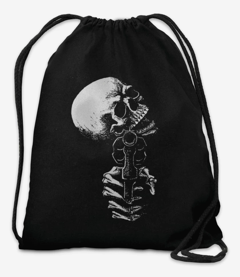 Mochila Negro de Skull gun