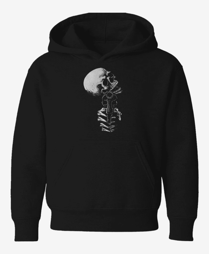 Poleron de niño Negro de Skull gun