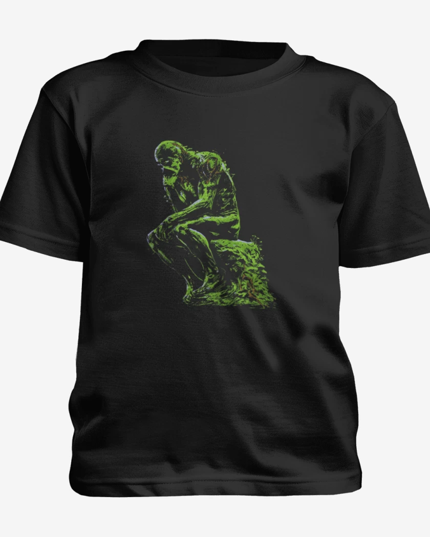 Polera de niño Negro de Swamp Think