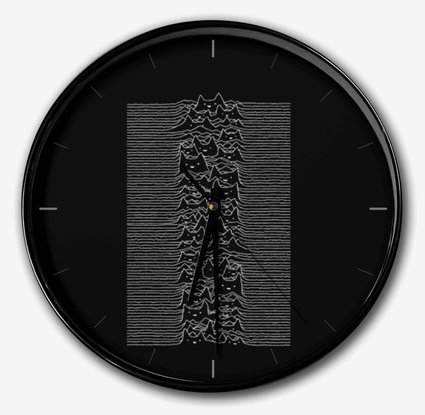 Reloj Negro de cat division