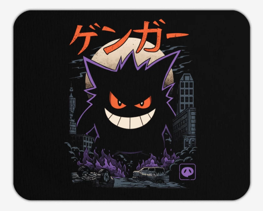 Mousepad Gengar Godzilla