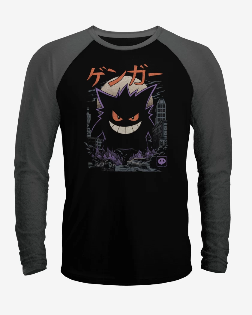 Polera Raglan Gengar Godzilla