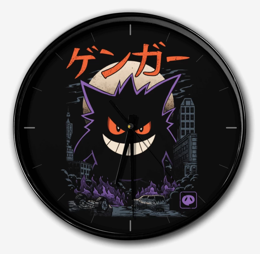 Reloj Negro de Gengar Godzilla