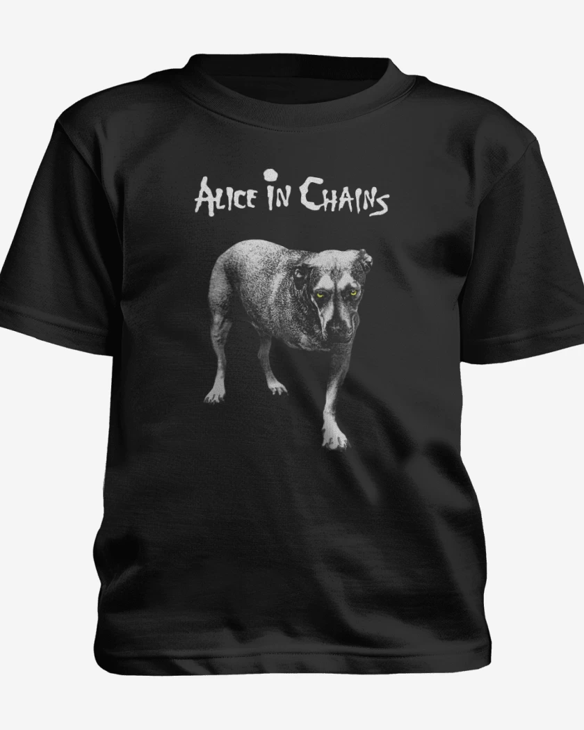 Polera de niño Negro de Alice in chains homonimo