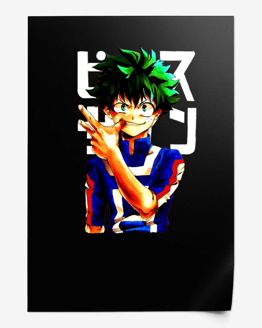 Print Negro de Boku no hero 3