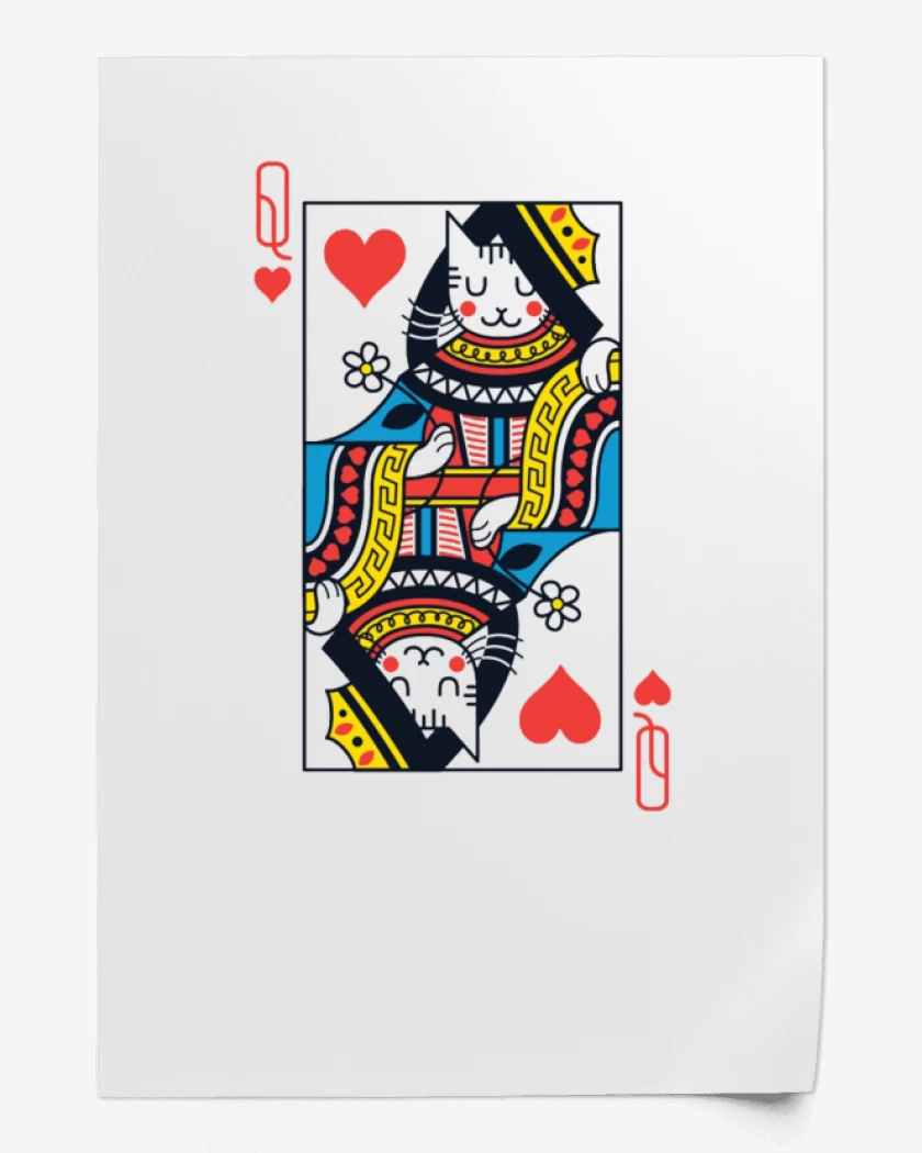 Print Blanco de Queen cat
