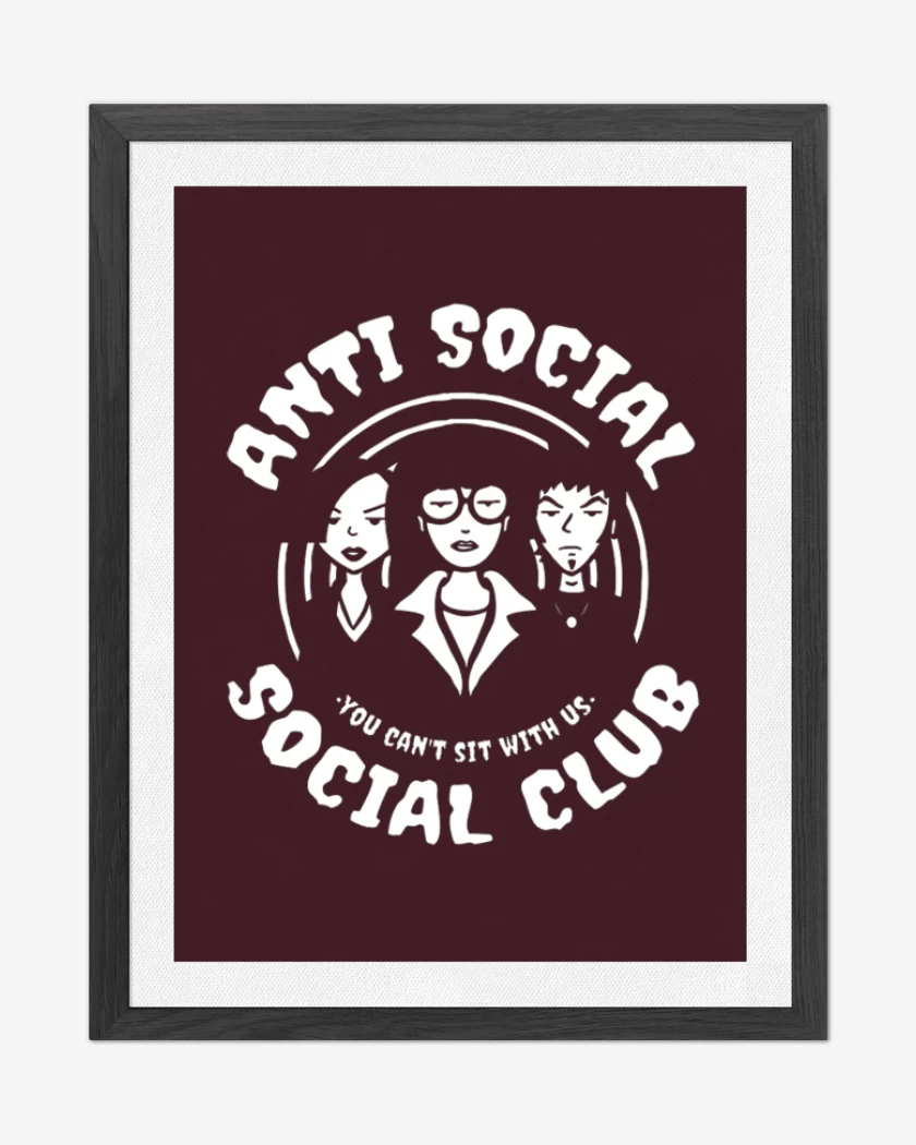 Cuadro decorativo Burdeo de Antisocial socialClub