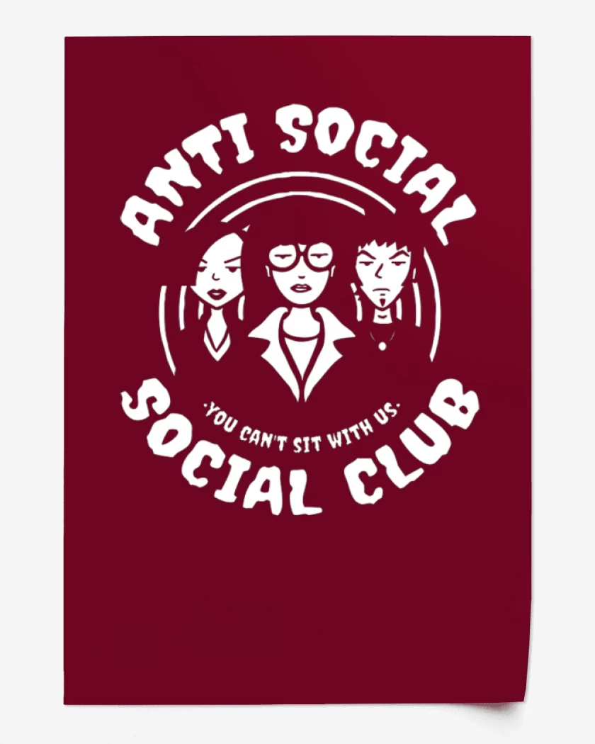 Print Antisocial socialClub