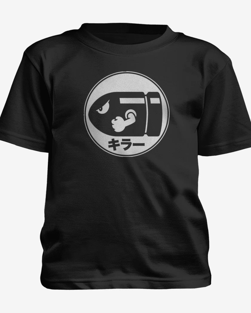 Polera de niño Negro de bill la bala