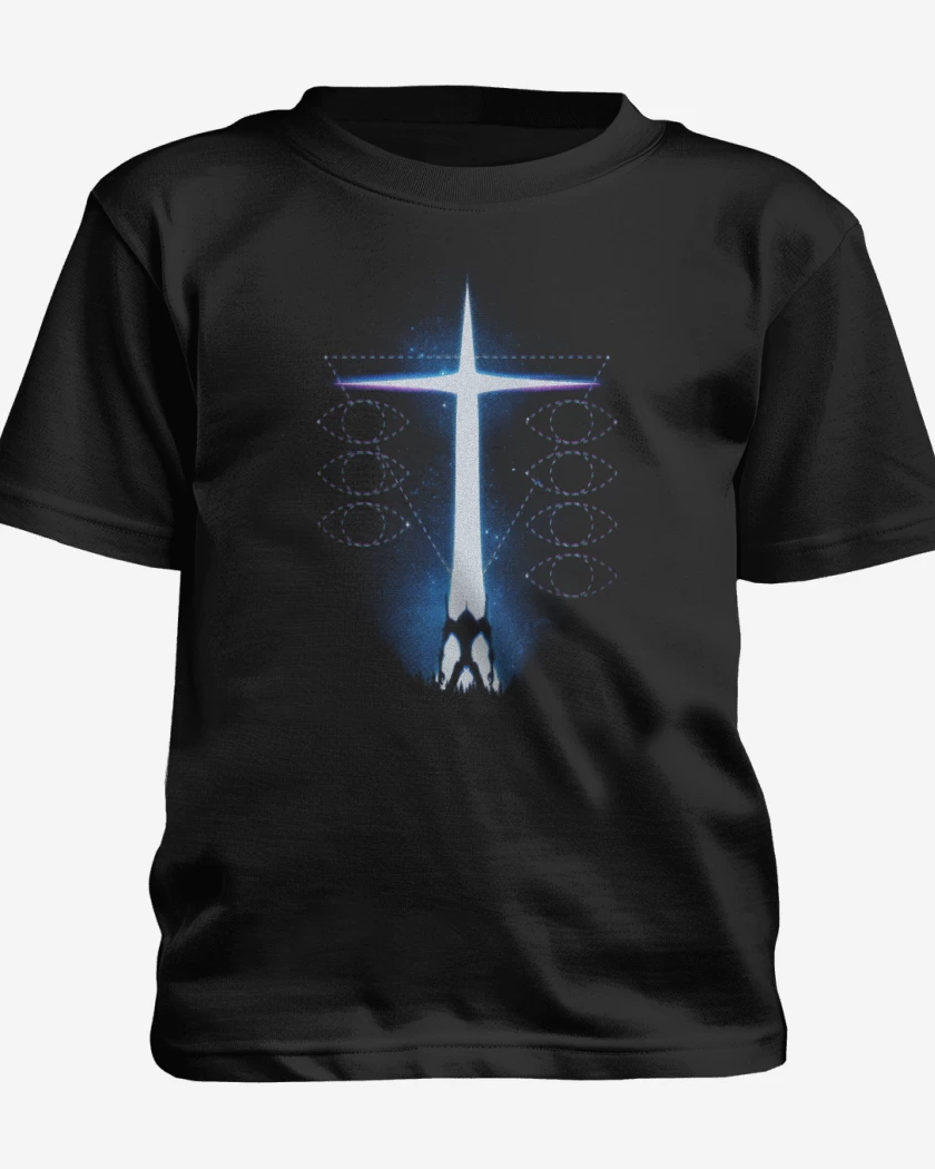 Polera de niño Negro de Eva 05