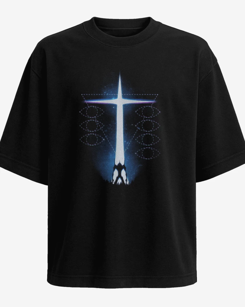 Polera Oversize Negro de Eva 05