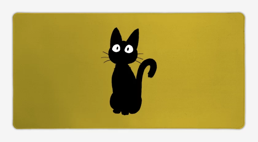 Mouse pad Gamer Amarillo de gatit@ 02