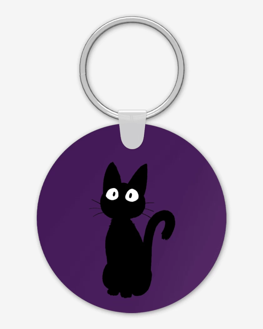 Llavero Morado de gatit@ 02