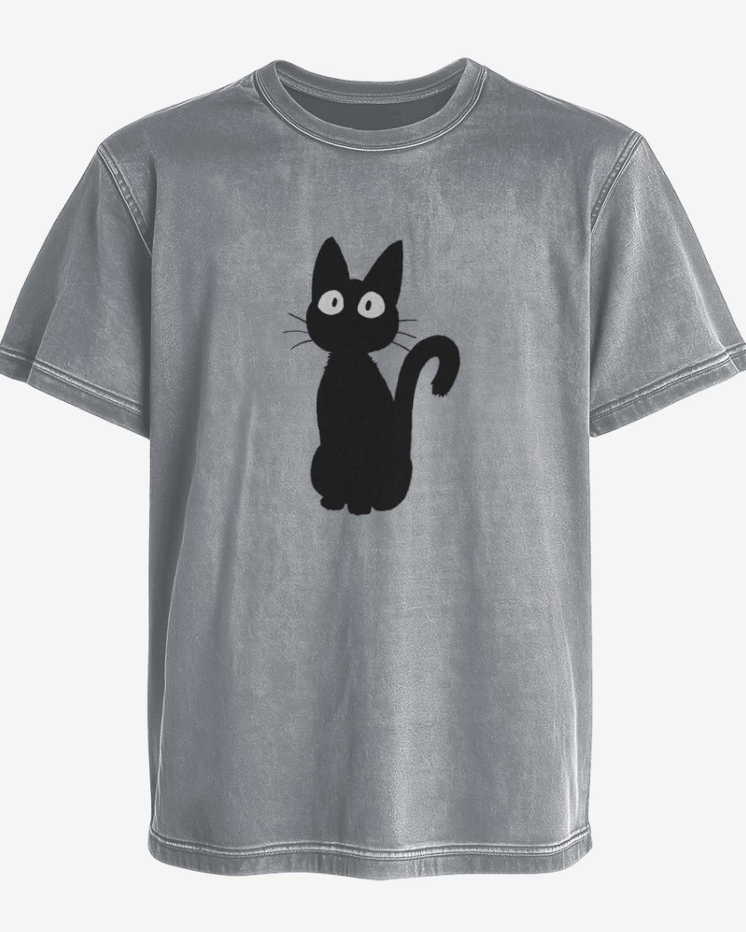 Polera desgastada Gris Melange de gatit@ 02