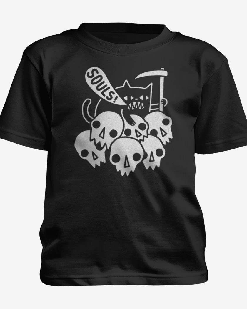 Polera de niño Gatito de la muerte 02