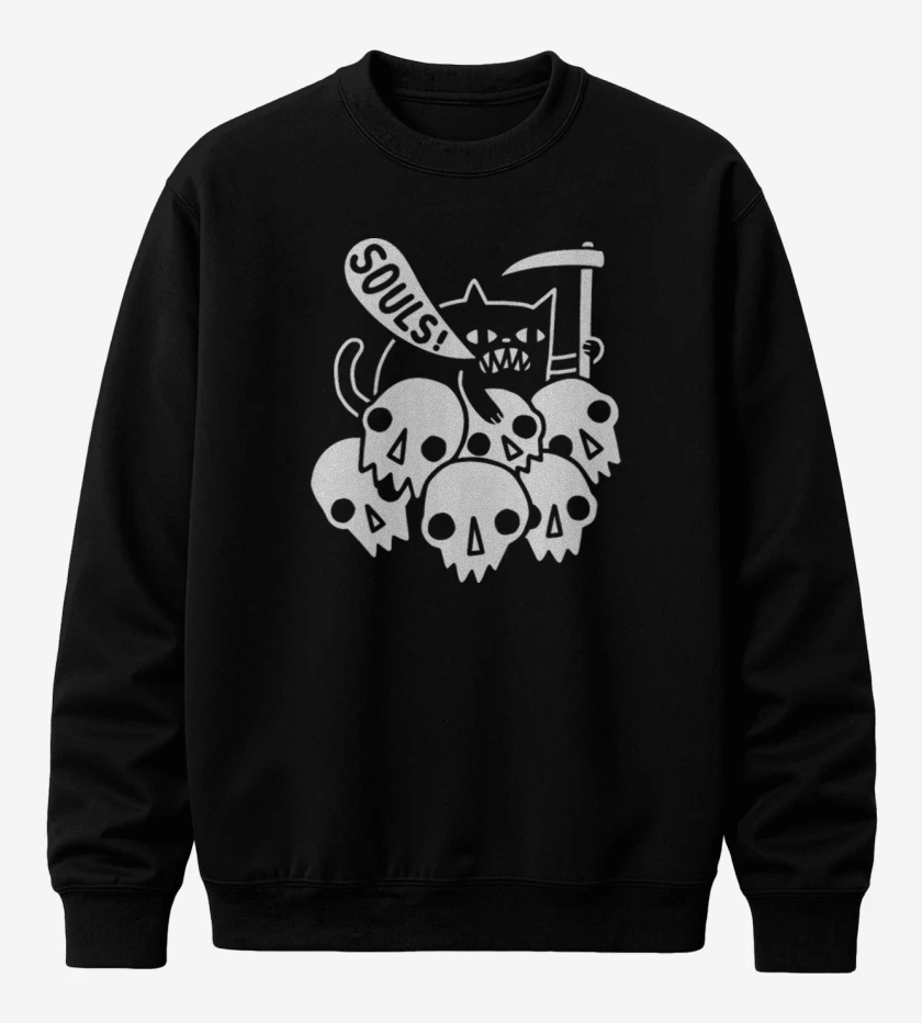 Poleron polo Gatito de la muerte 02
