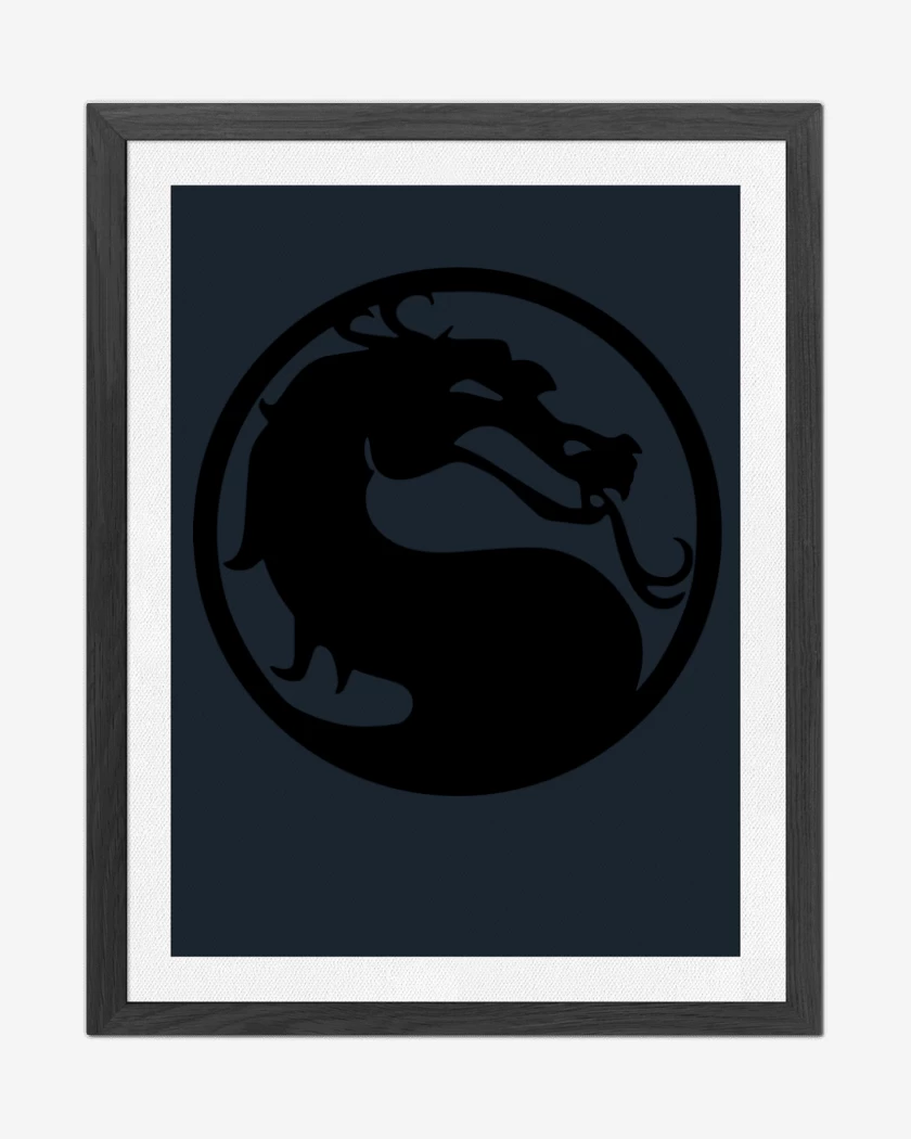 Cuadro decorativo Azul Marino de Mortal Kombat