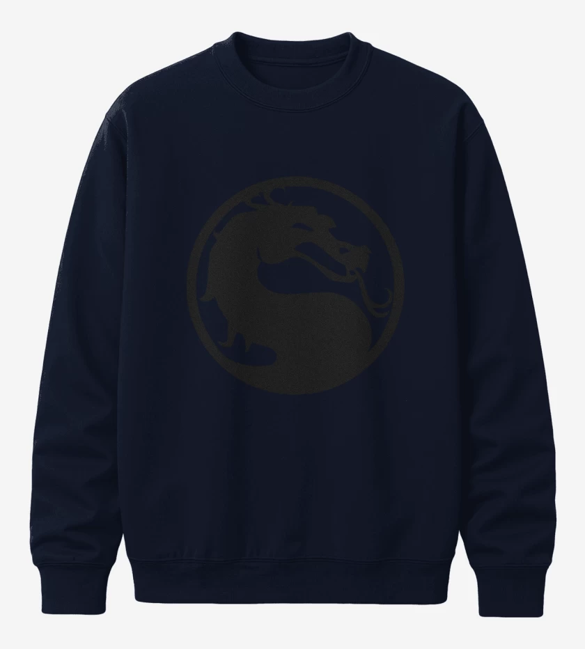 Poleron polo Azul Marino de Mortal Kombat