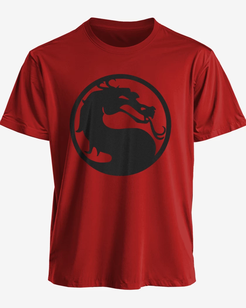Polera premium Rojo de Mortal Kombat