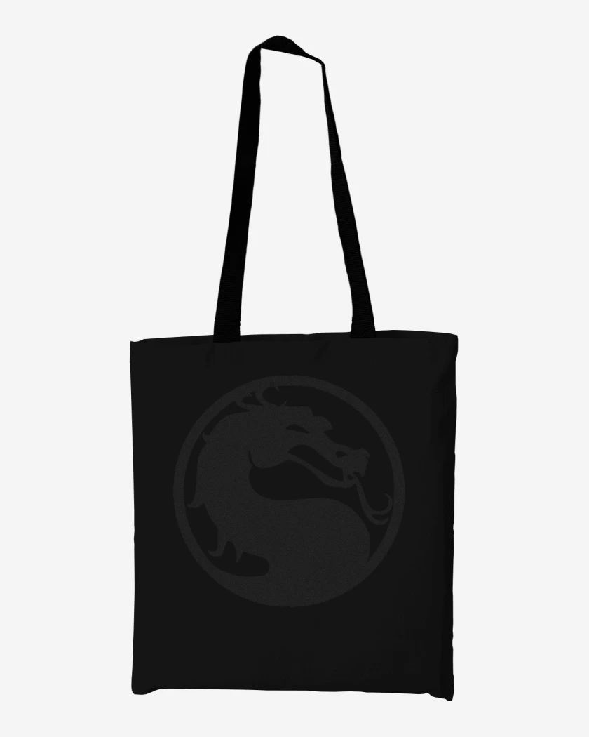 Totebag Negro de Mortal Kombat