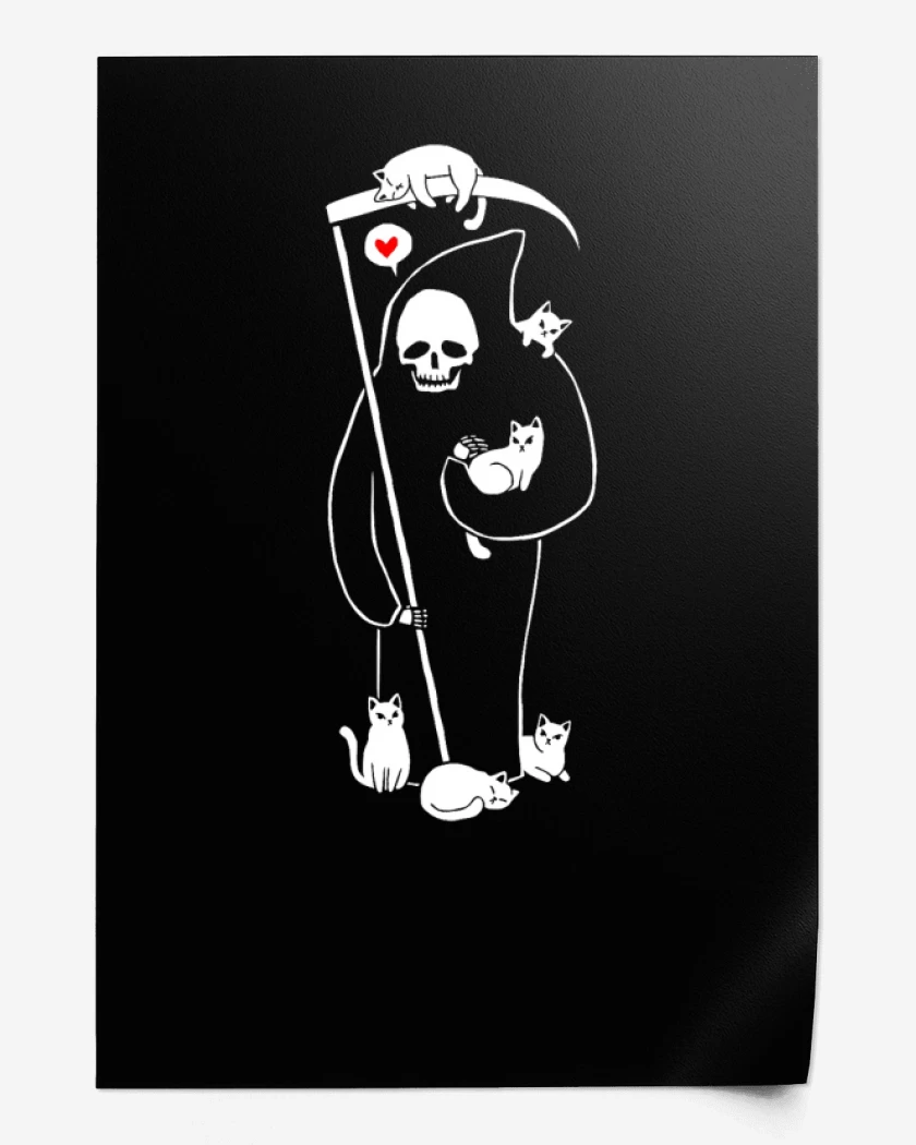 Print Gatito de la muerte 03