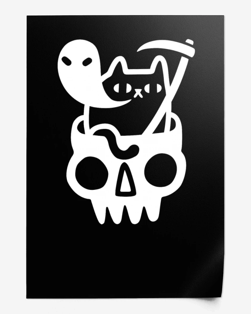 Print Gatito de la muerte 05