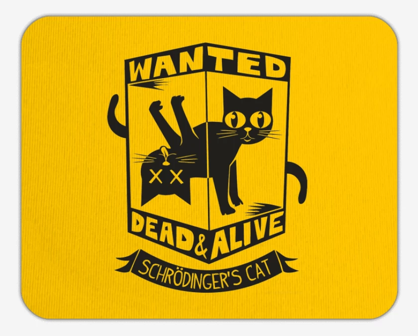 Mousepad Wanted cat