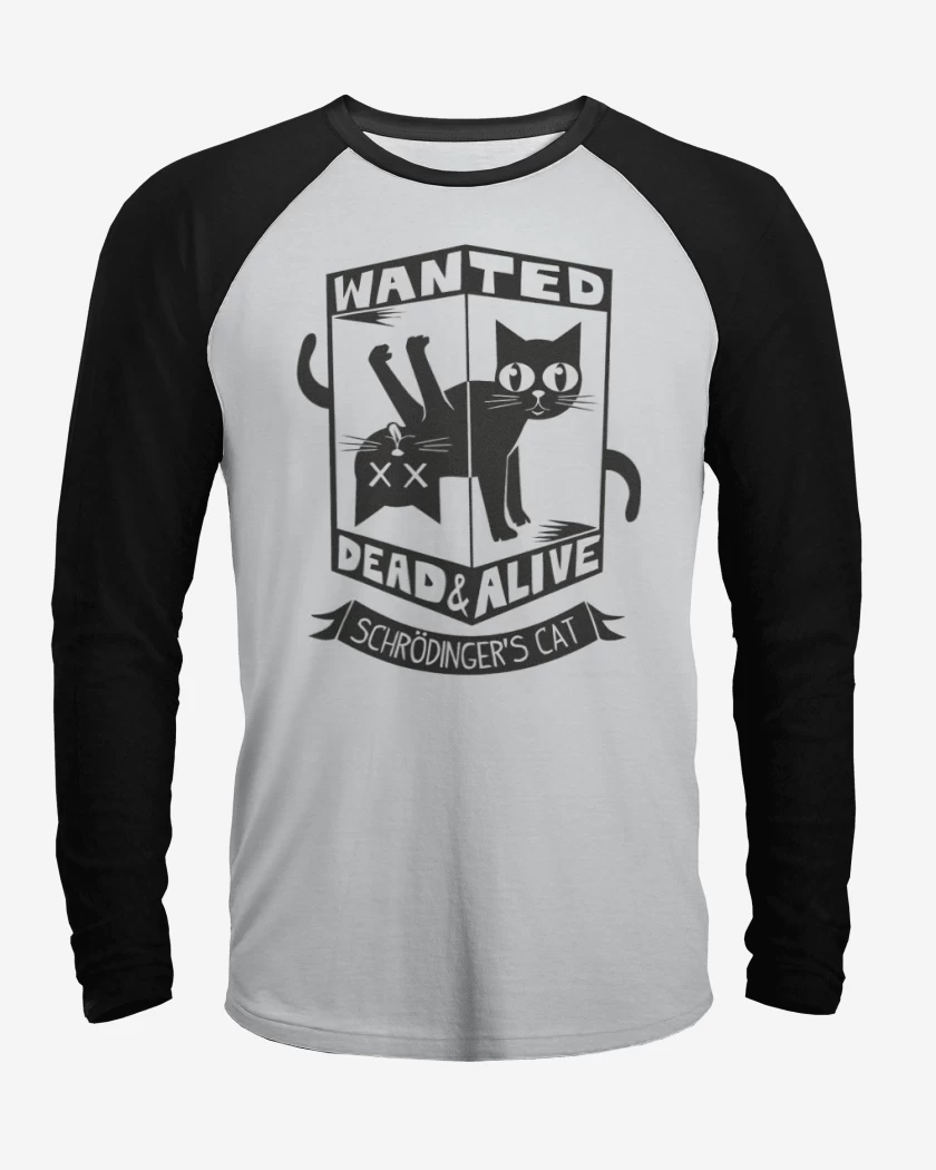 Polera Raglan Wanted cat