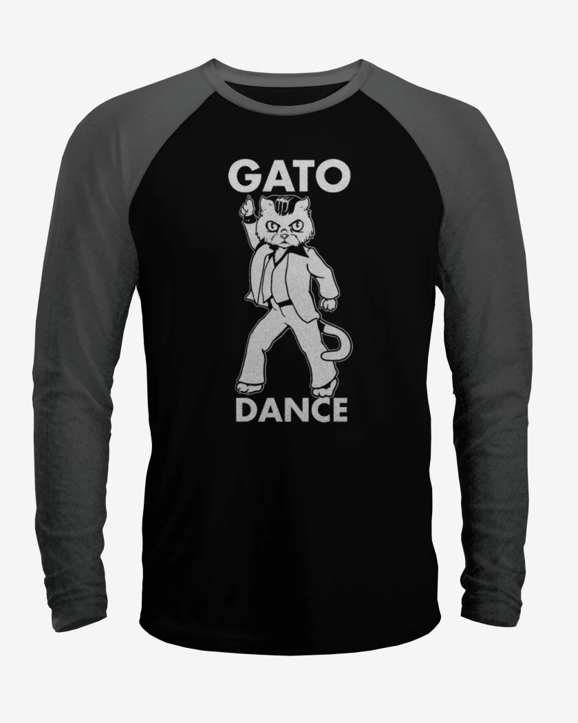 Polera Raglan gato dance