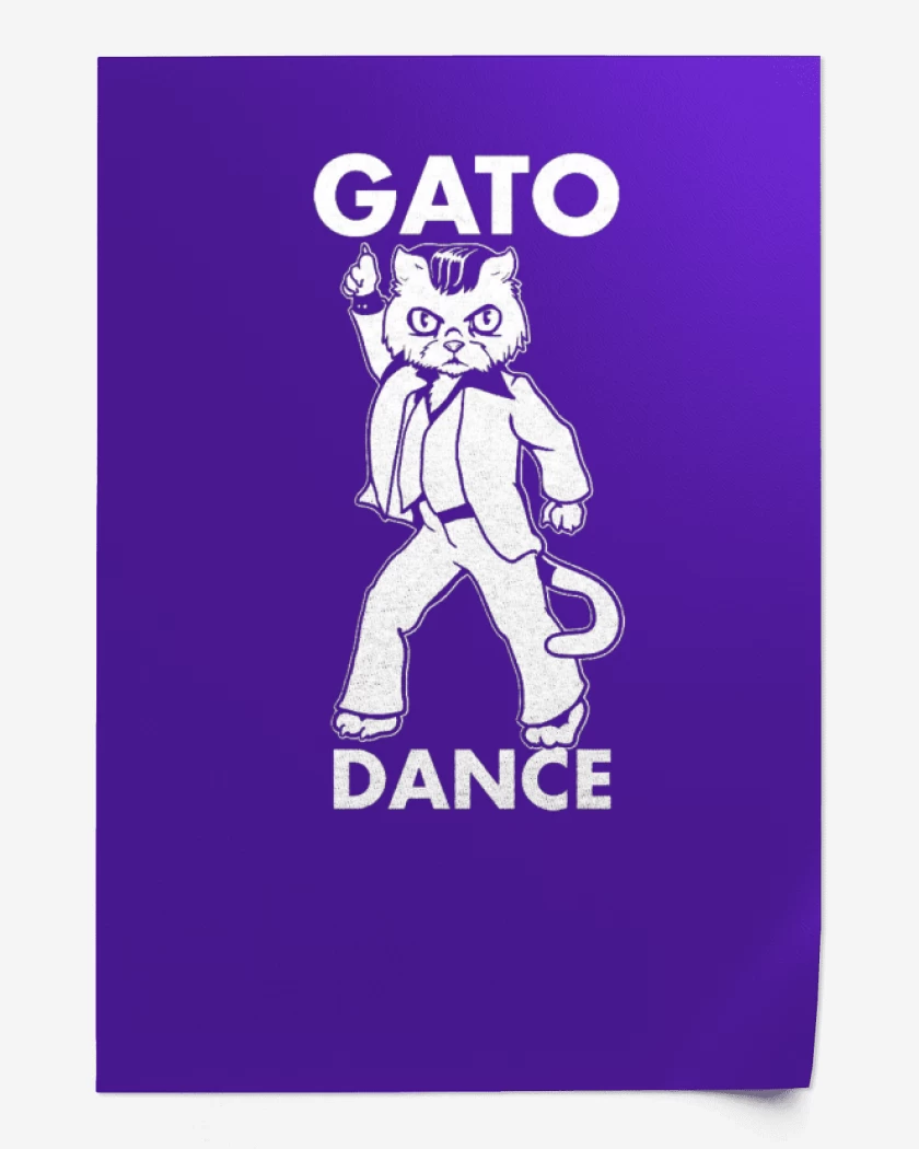 Print gato dance