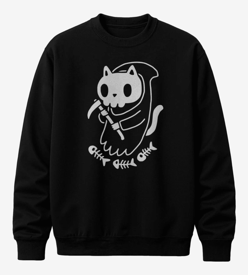 Poleron polo gatito de la muerte 06