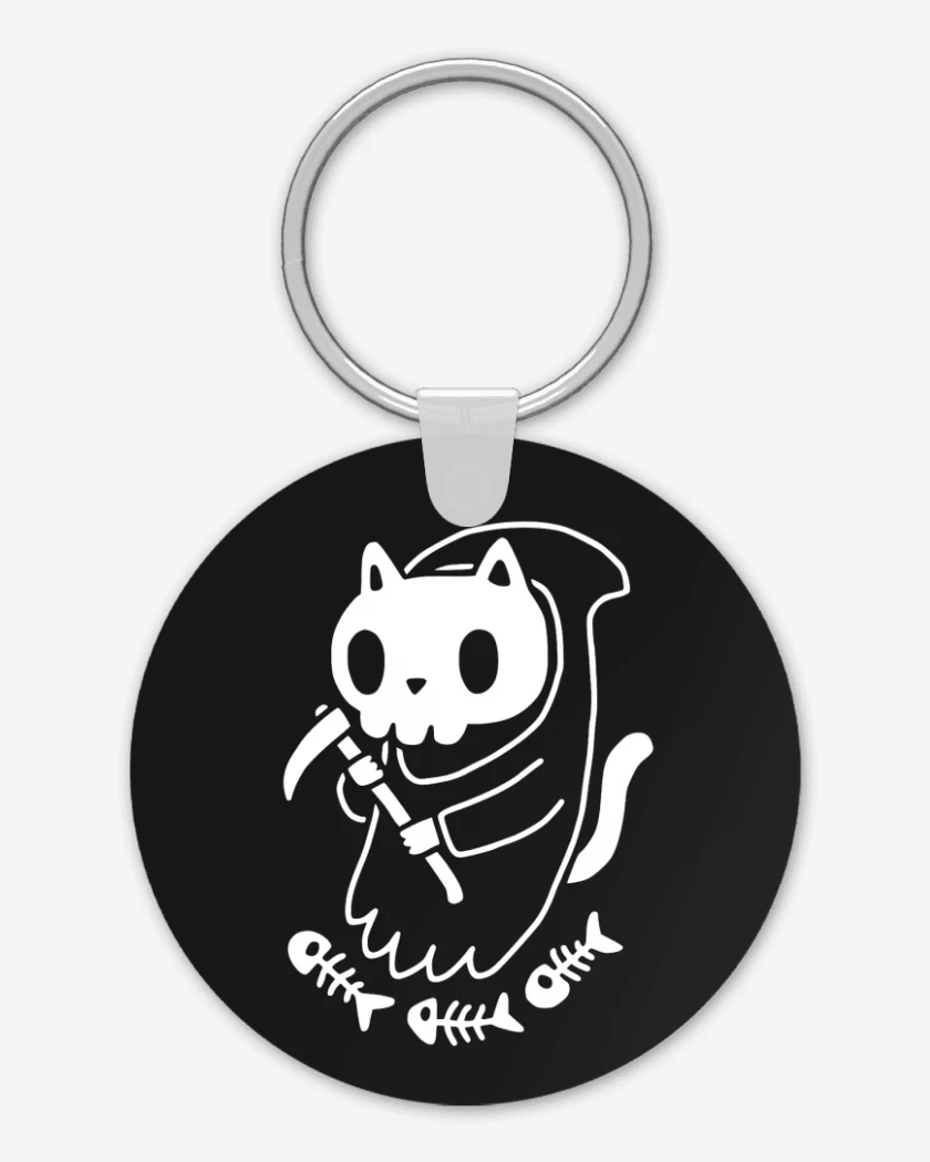 Llavero gatito de la muerte 06