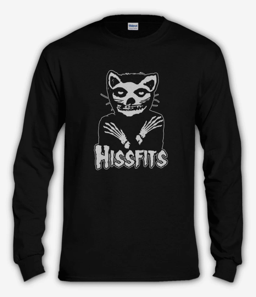 Polera manga larga Negro de gato misftis