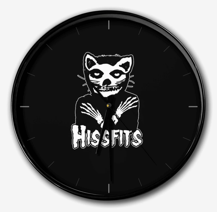 Reloj Negro de gato misftis