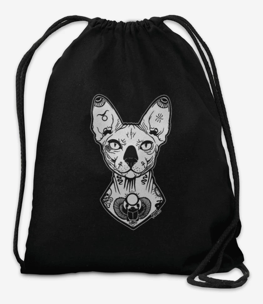 Mochila Negro de Ink cat