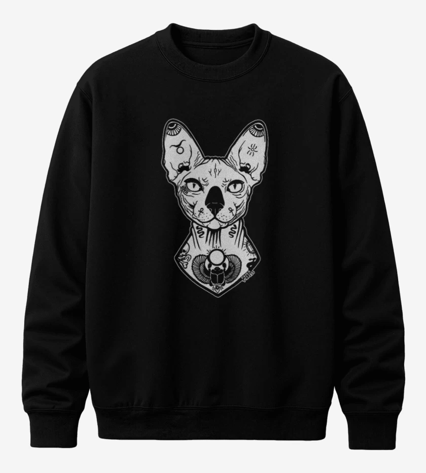 Poleron polo Negro de Ink cat