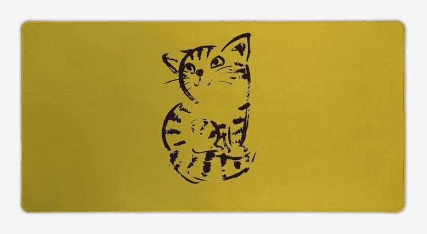Mouse pad Gamer Amarillo de Tigersito
