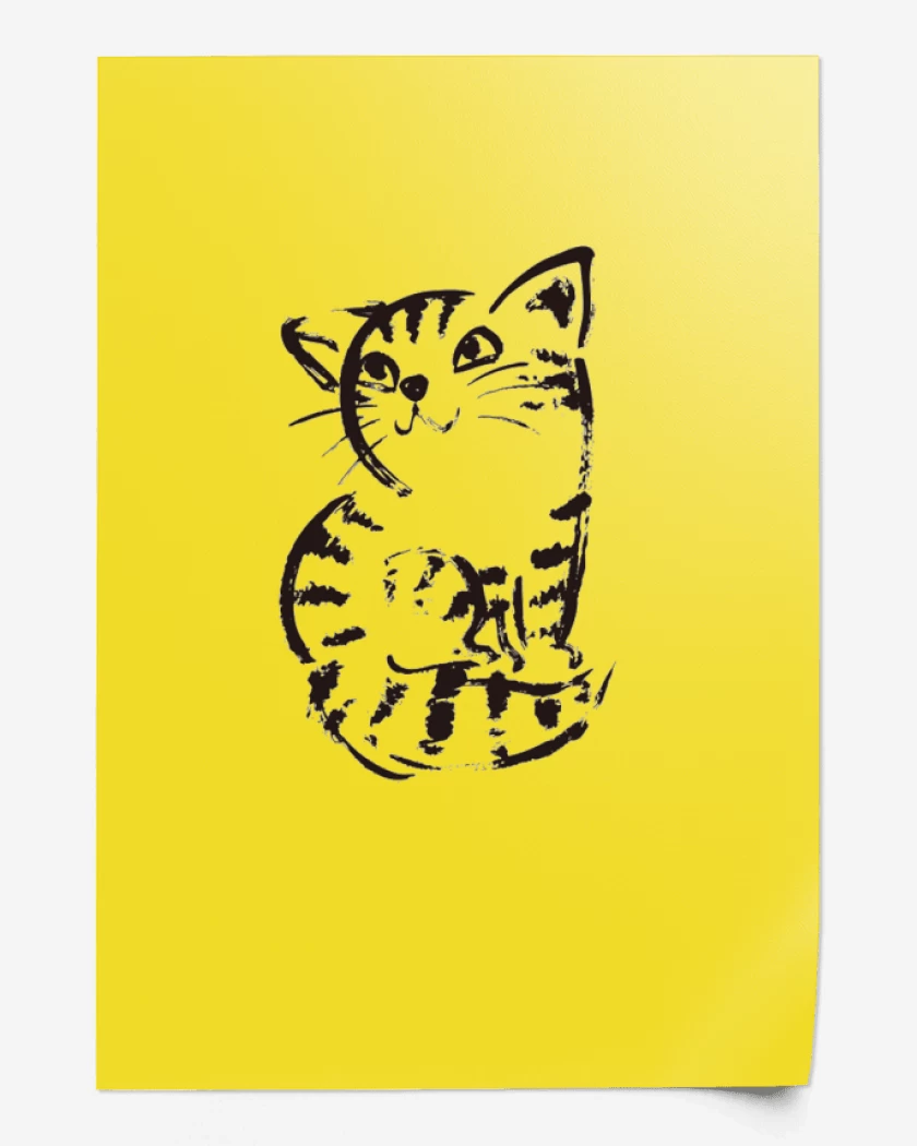 Print Amarillo de Tigersito