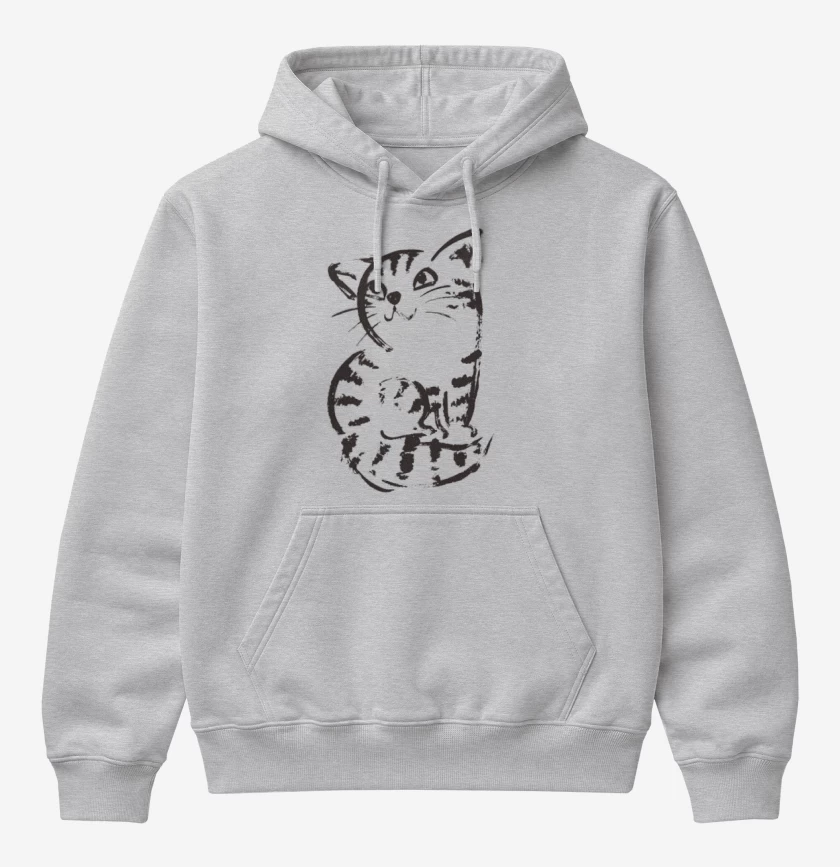 Poleron Canguro básico Gris Melange de Tigersito