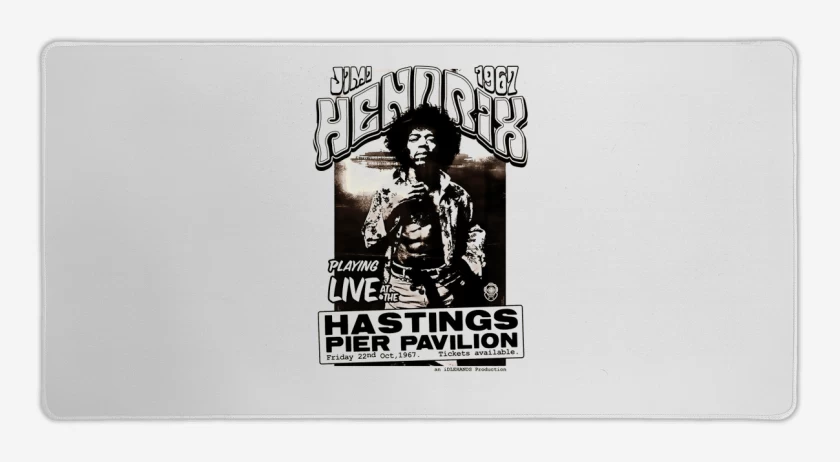 Mouse pad Gamer Blanco de Hendrix 2 