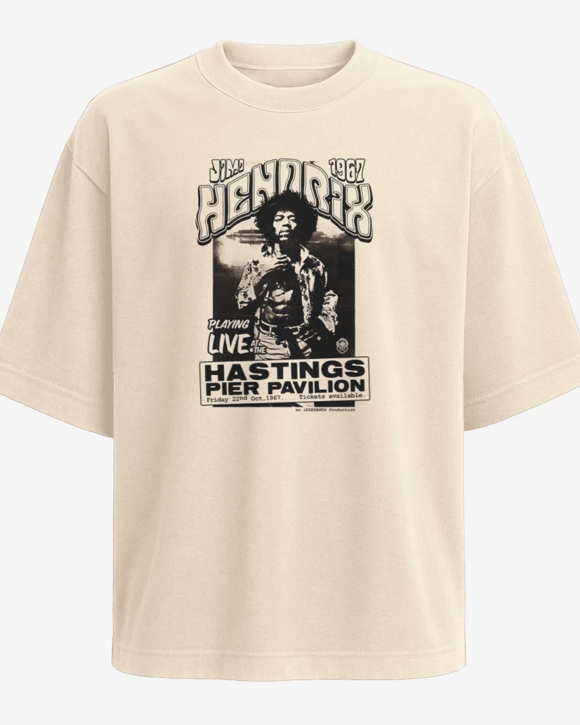 Polera Oversize Beige de Hendrix 2 