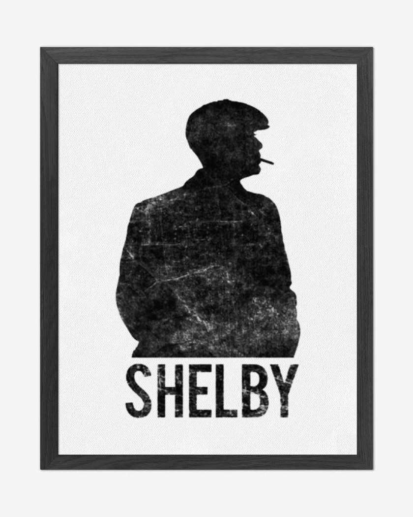 Cuadro decorativo Blanco de Shelby Peaky Blinders