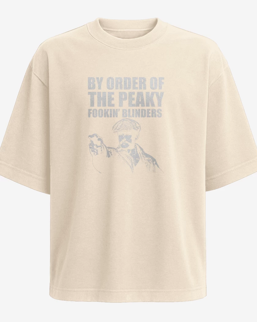 Polera Oversize Beige de By order of the peaky blinders
