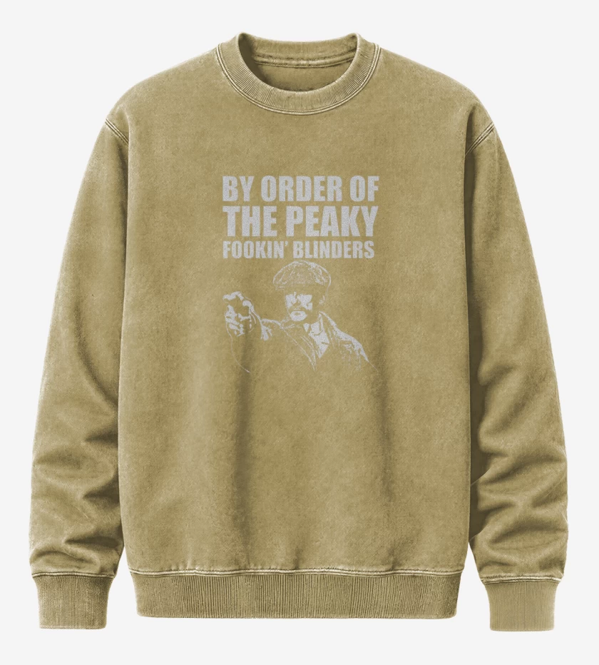 Poleron Polo Acid Wash Beige de By order of the peaky blinders