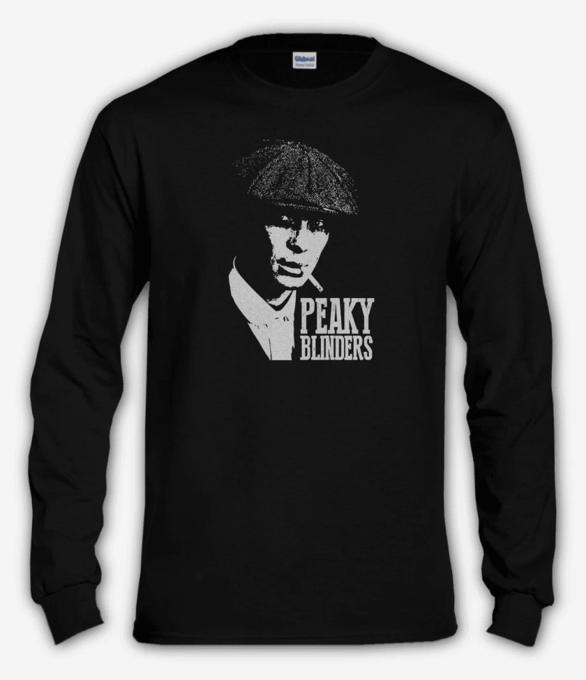 Polera manga larga Negro de Peaky blinders