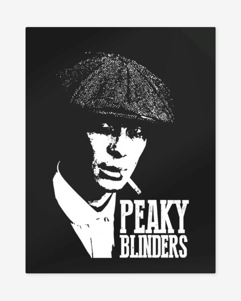 Print metalico Negro de Peaky blinders