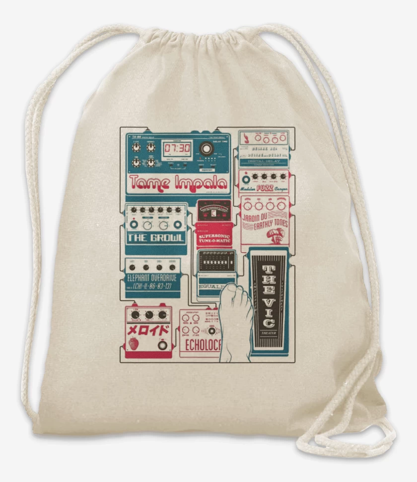Mochila Blanco de Tame Impala 2